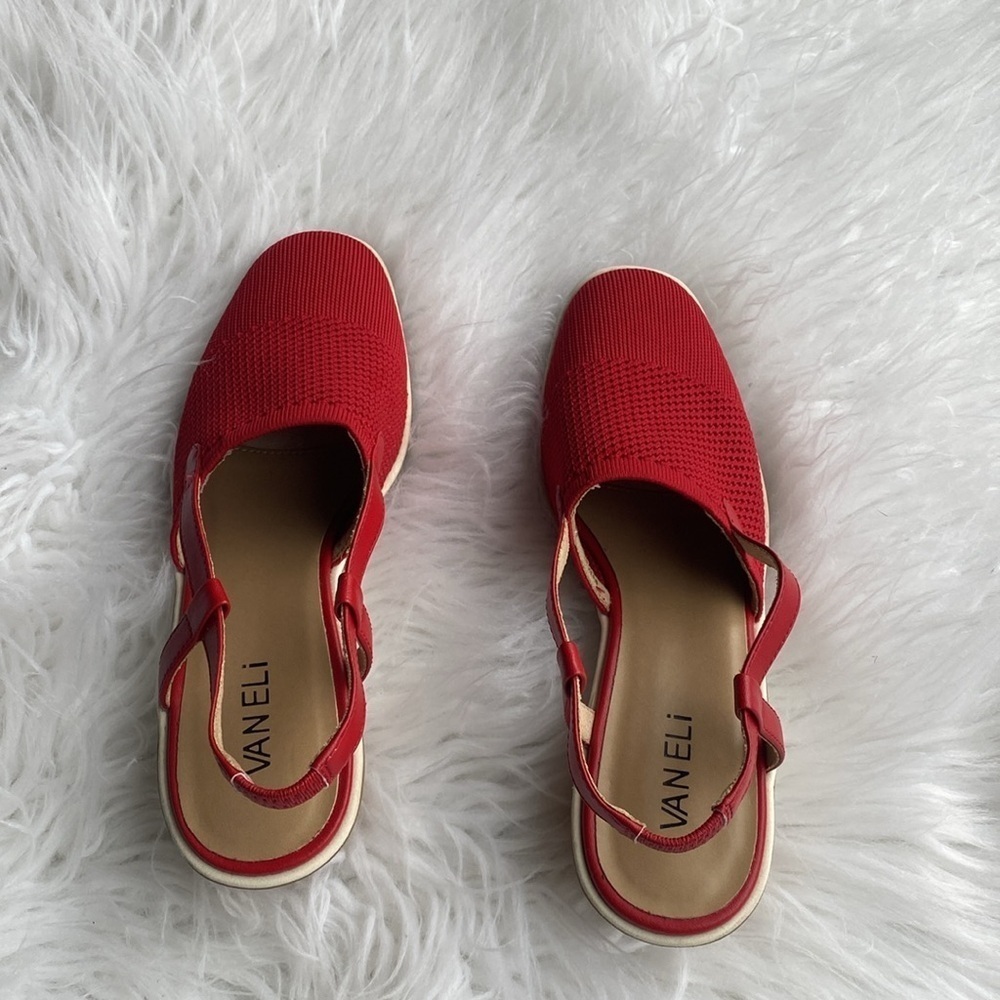 VANELi Womens Grace Round Toe Slip On Wedge Sandals Size 7M - Picture 4 of 11